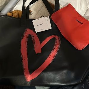 Desigual reversible tote purse